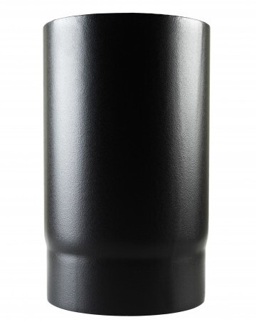 Vitreous Matt Black 125mm x 250mm Pipe