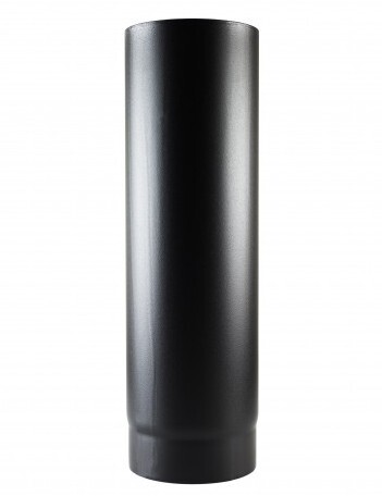 Vitreous Matt Black 125mm x 500mm Pipe