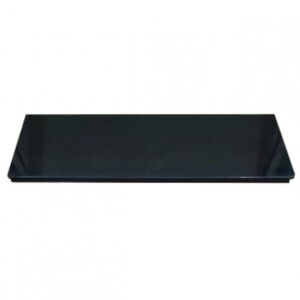 Black Granite Hearth Filled & Jointed 54"