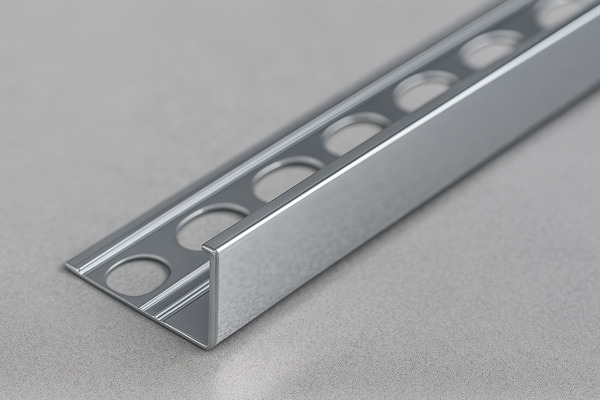 Chrome Polished 12mm Straight Edge 8ft