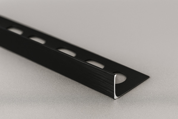 Black Aluminium Trim brushed 10mm