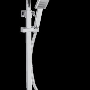 Fusion Square Chrome 1500mm PVC Hose
