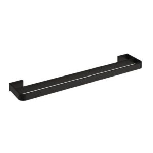 Aqua Black Double Towel Rail