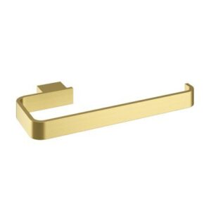 Aqua Towel Bar Brushed Brass