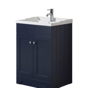 Rome 600 Dark Blue Unit & Basin (Floor Standing)