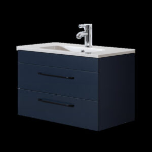 Siena 800 Axel Blue Unit & Basin (Wall Hung)
