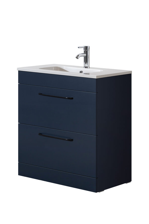 Siena 800 Axel Blue Unit & Basin (Floor Standing)