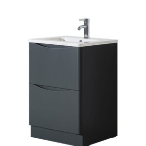 Hudson 600 Grey Unit & Basin (Floor Standing)