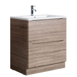 Hudson 800 Oak Unit & Basin (Floor Standing)