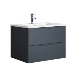 Hudson 800 Grey Unit & Basin (Wall Hung)