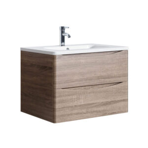 Hudson 600 Oak Unit & Basin (Wall Hung)