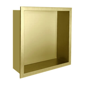 Shower Niche 300mm Brushed Brass