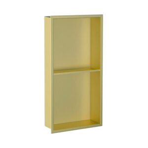 Shower Niche 300x600 Brushed Brass