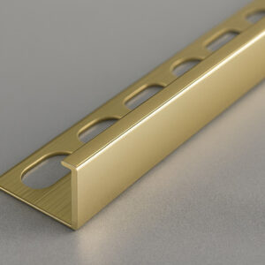 Gold Polished 10mm Straight Edge Trim