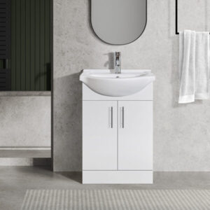 Luca 550mm White Vanity Unit
