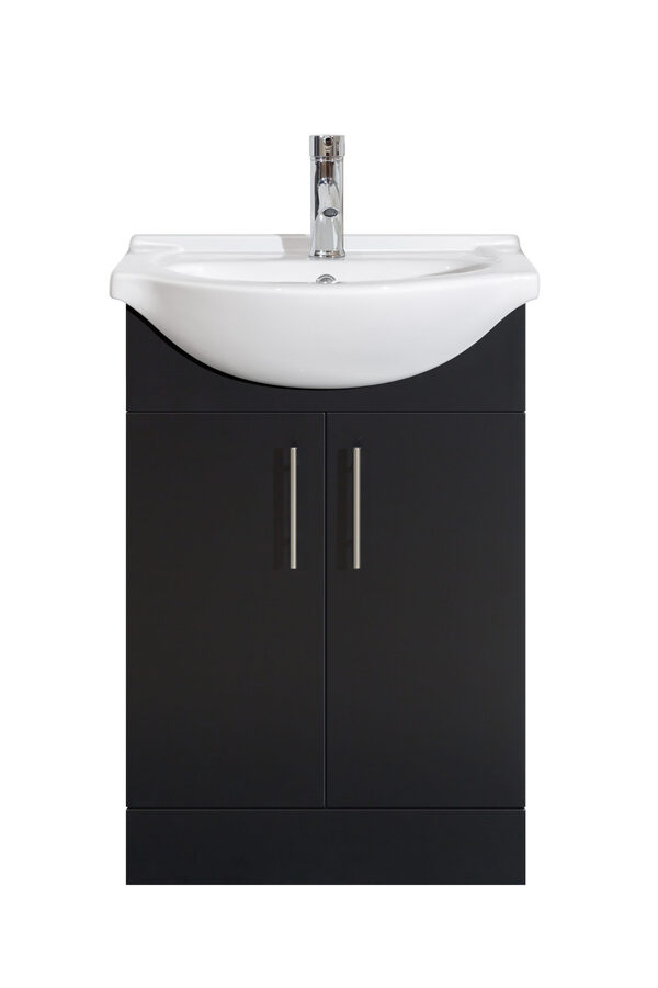 Luca 550mm Black Vanity Unit - Image 3